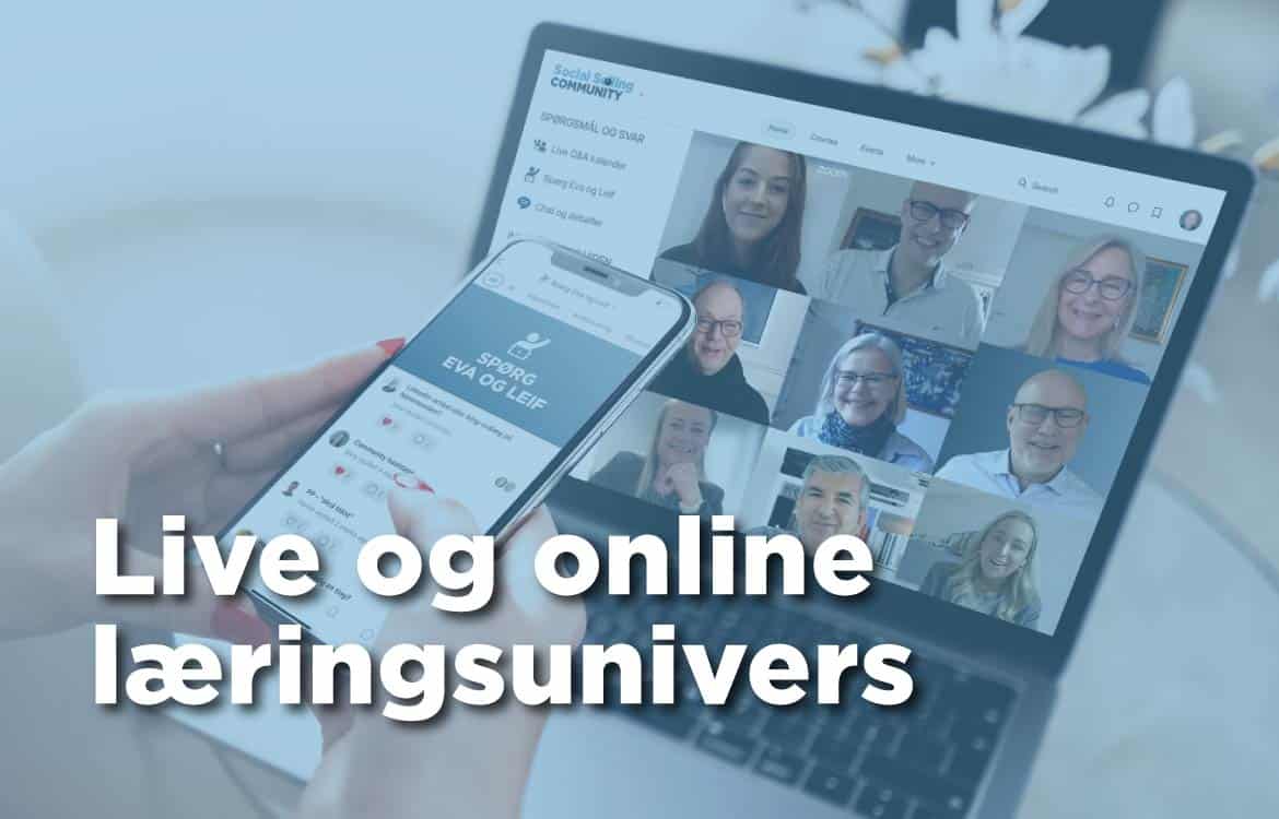 Her finder du information om Social Selling Community online og live læringsuniverset